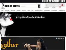 Tablet Screenshot of cuiretdentelles.com